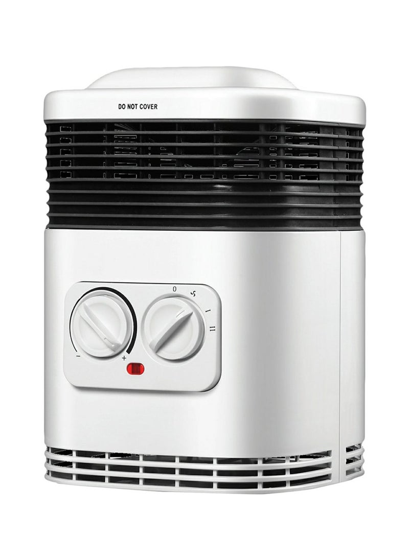 Room Heater 1500W with 360° Air Flow, Tip-Over & Overheat Protection, 2 Heat Settings Warm & Hot with Fan, Built-in Safety Features, Cool Touch Housing, Adjustable Fan Speed Control, Floor Standing Ceramic Heater