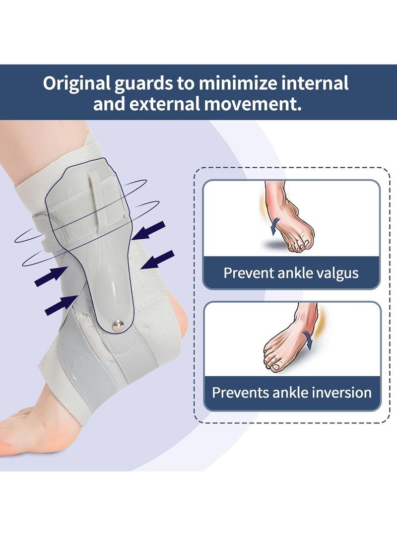 1 Pack Ankle Stabilizer Brace Arch Support for Plantar Fasciitis Relief Foot Heel Pain Sprain Basketball Football