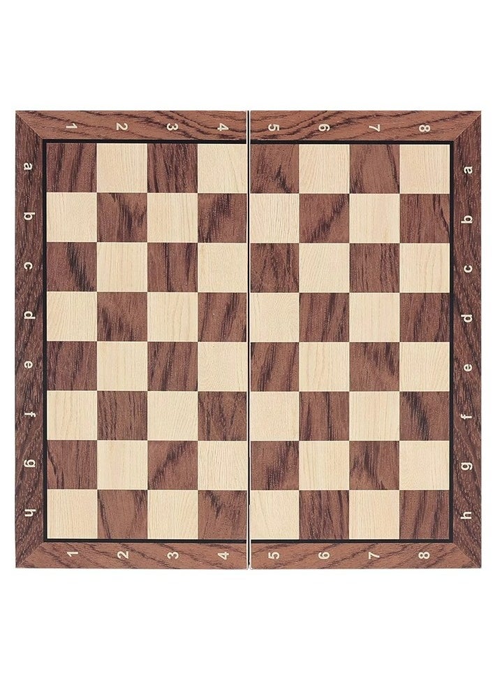 Magnetic Wooden Chess Checkers Set for Kids and Adults