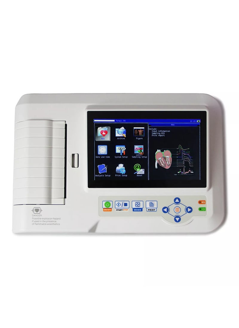 CONTEC ECG600G Digital 12 Lead Electrocardiograph ECG machine EKG CE