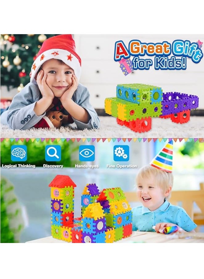 CHU DAI Building Blocks for Toddlers & Kids 350 Pcs Toy Building Sets – STEM Building Toys –Interlocking Building Blocks for Toddlers and Kids games