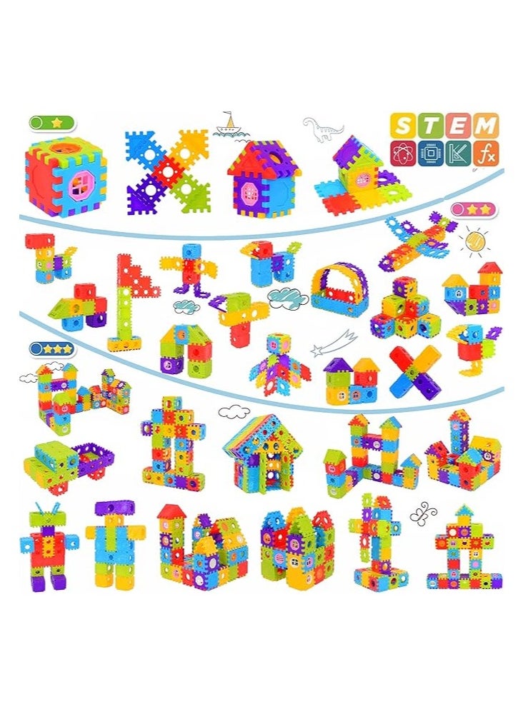 CHU DAI Building Blocks for Toddlers & Kids 350 Pcs Toy Building Sets – STEM Building Toys –Interlocking Building Blocks for Toddlers and Kids games