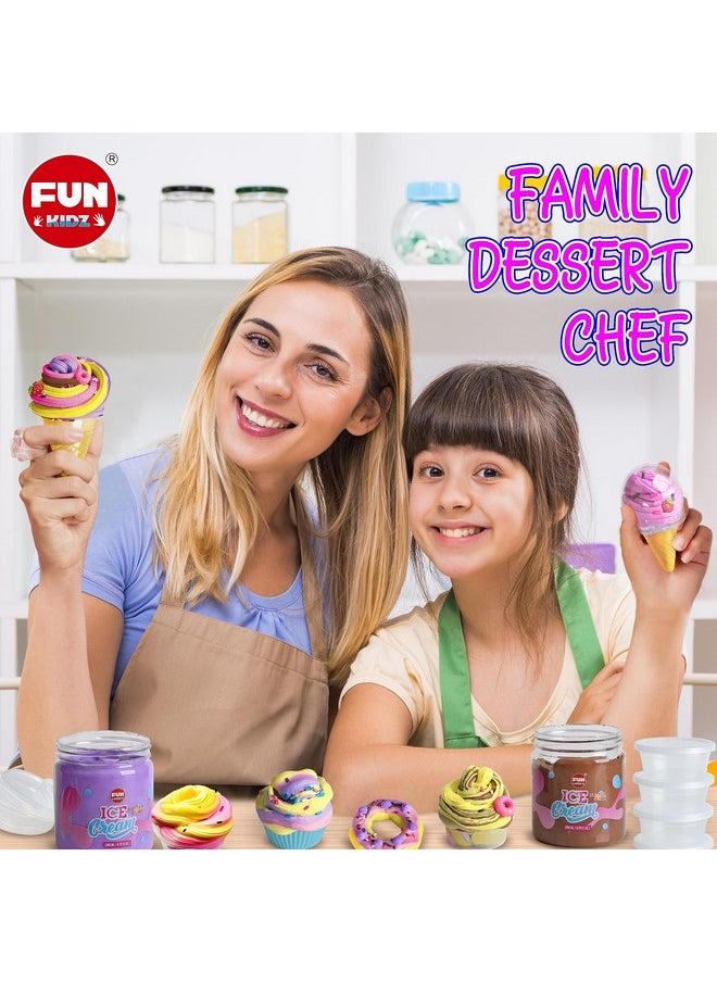 35.16 Fl Oz Butter Slime Pack, Funkidz Soft Ice Cream Slime Kit For Girls 6-8 Premade 1040 Ml Slime Toys Birthday Gifts Party Favor For Kids Age 6-12