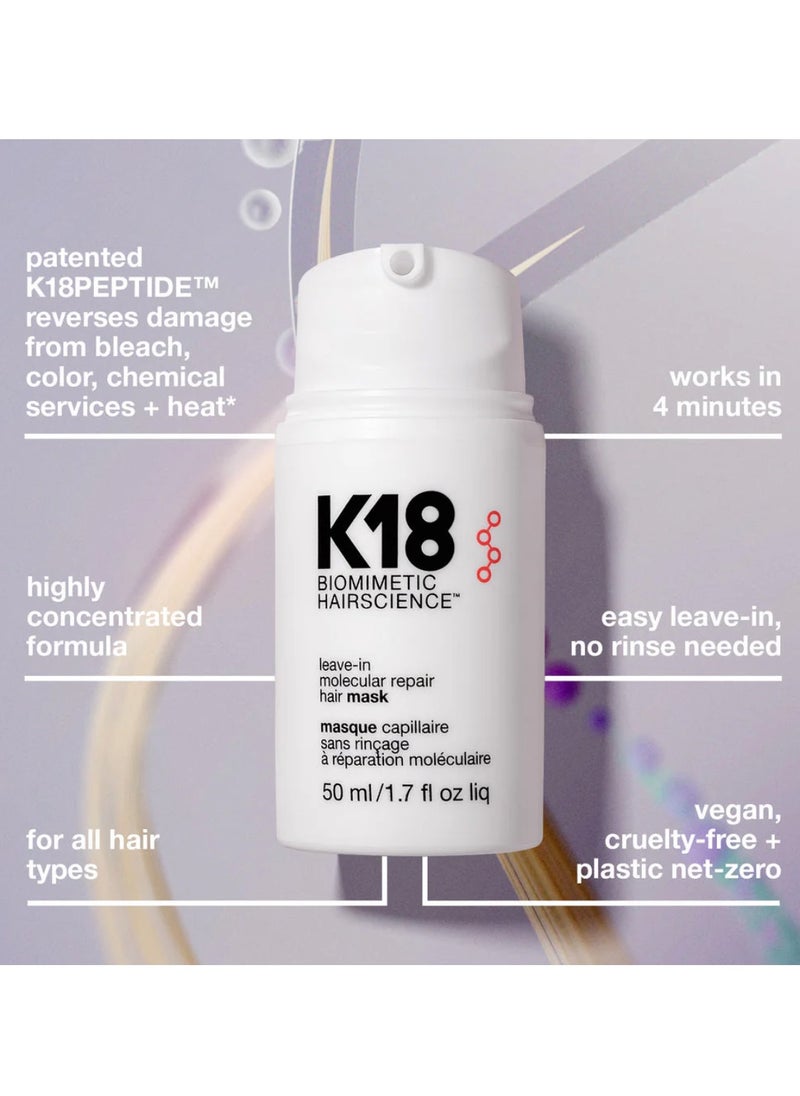 K 18 Leave-In Molecular Repair Hair Mask 50ml