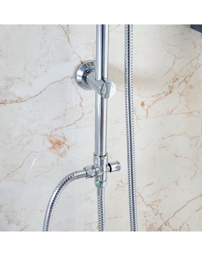 Anneta Shower Column, Silver - 110 mm