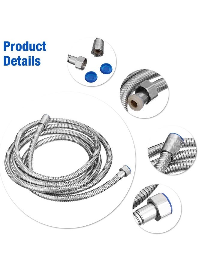 Extra Large Shower Hose, 5 Meters Shattaf Pipe For Toilet Handshower, Stainless Steel Flexible Explosion-Proof Encryption Hose