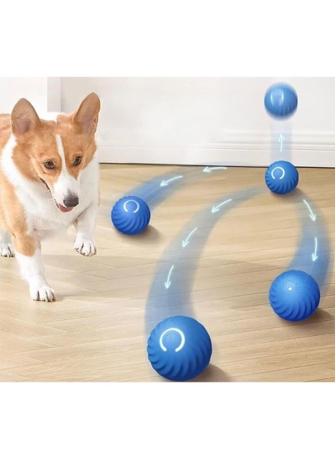 Interactive Rechargeable Dog Ball Motion Activated Toy with LED Lights, Durable & Safe for Indoor/Outdoor Play