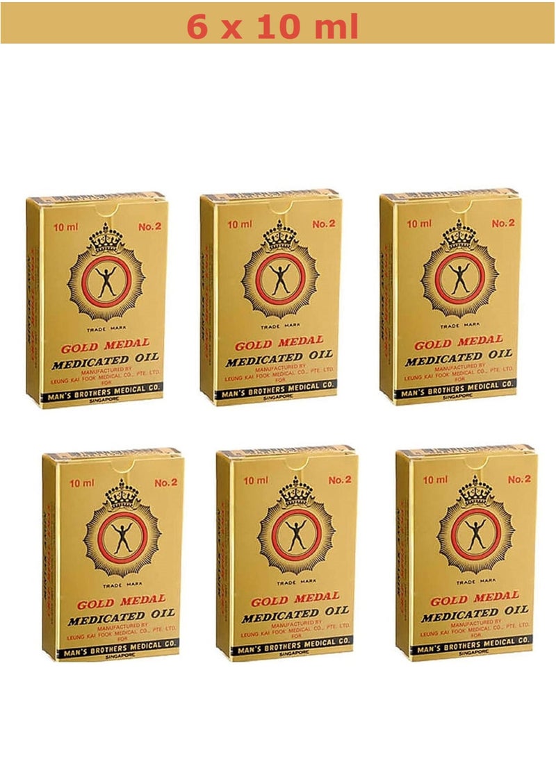 Medicated Oil 10 ml Pack Of 6