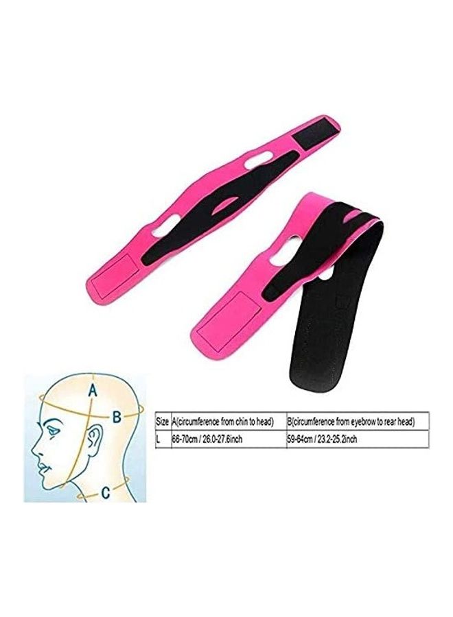 Facial Lifting Slimming Belt Pink