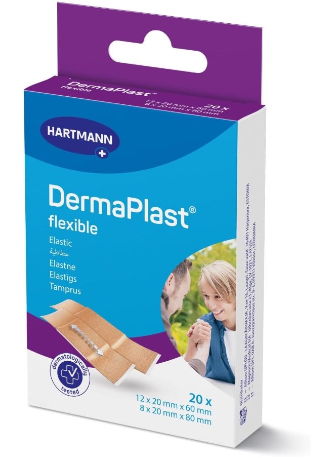 Dermaplast Flexible Plasters (2 Sizes) 20'S