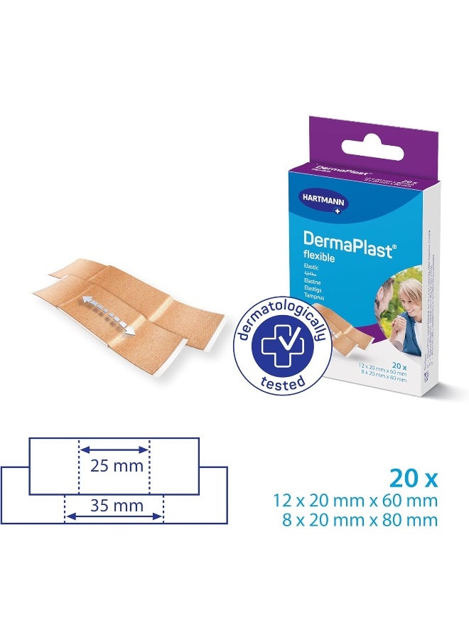 Dermaplast Flexible Plasters (2 Sizes) 20'S