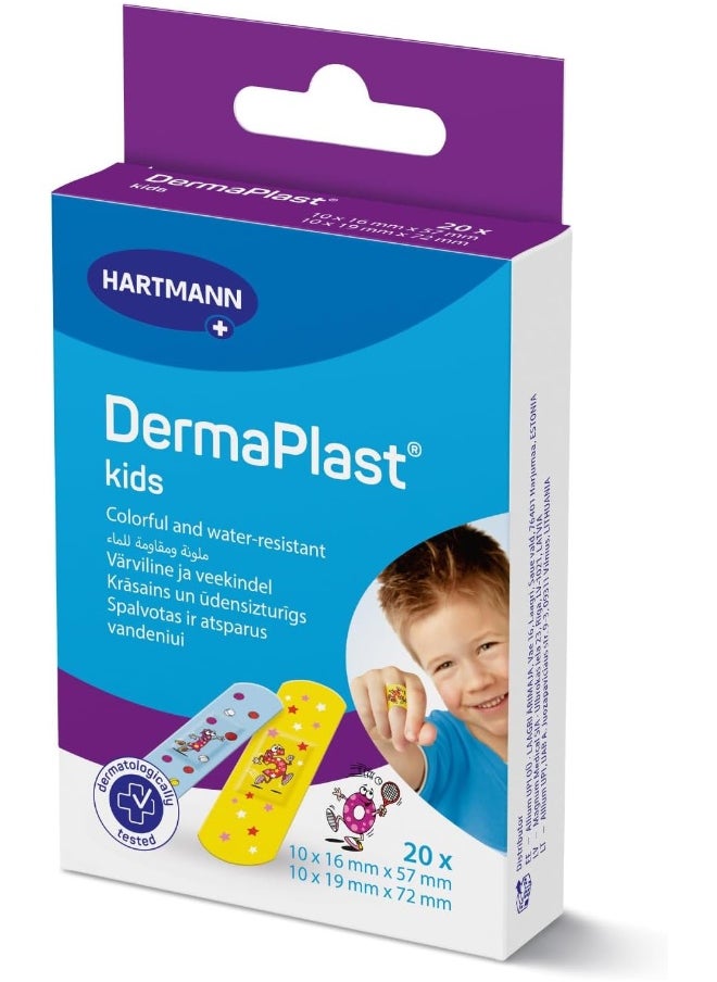 Kids Plasters 2 Sizes 20' S - 3 packs