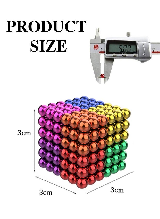 8 Colour BuckyBalls 216-Piece Magnetic Educational Bucky Balls Toys 5 Millimeter