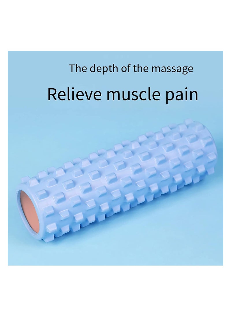 Foam roller for physical exercise—ideal for fitness, muscle recovery, and targeted relief for the neck, knee, and foot.