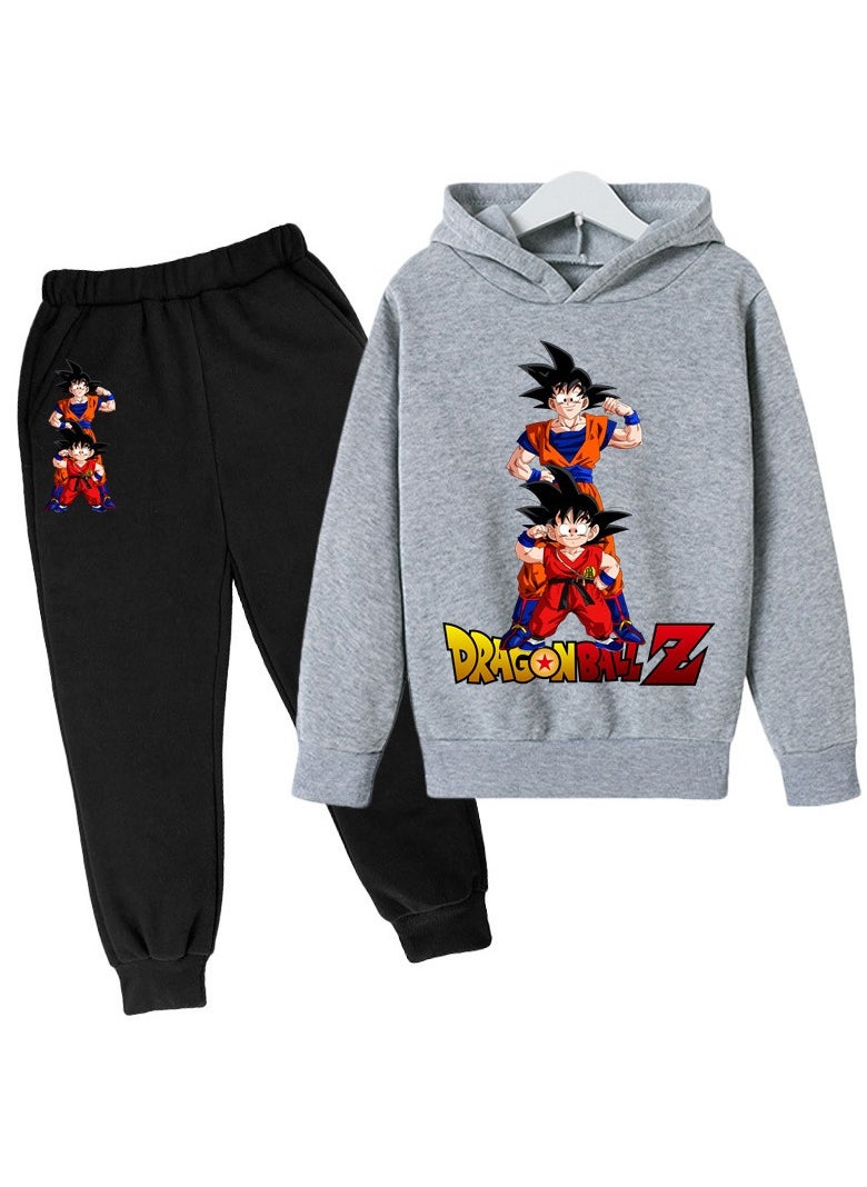 New Dragon Ball Children's Casual Loose Hoodie Set