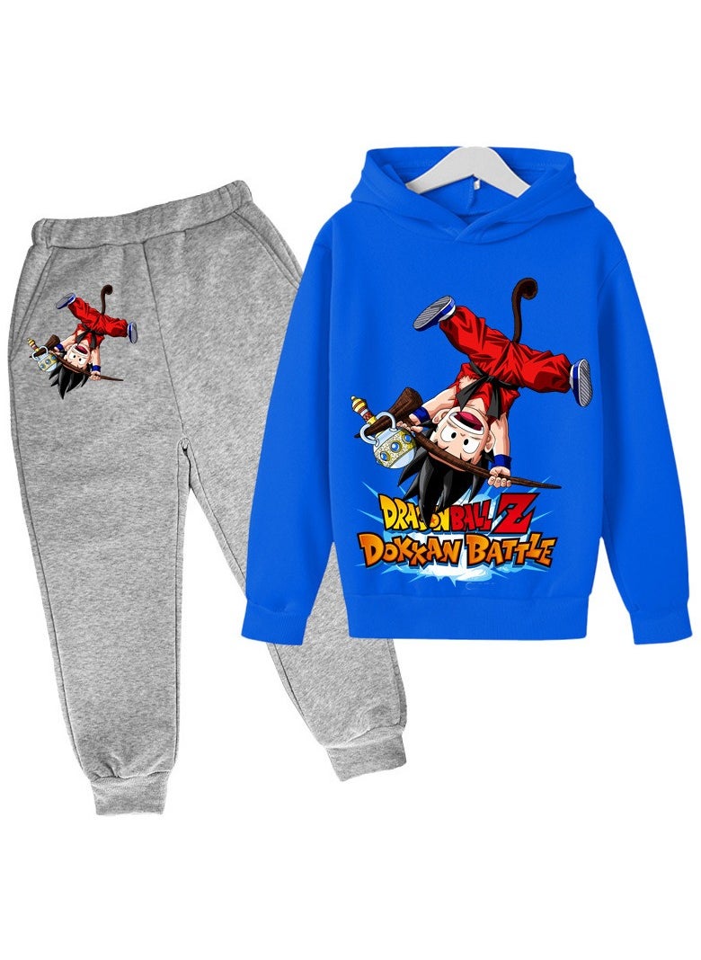 New Dragon Ball Children's Casual Loose Hoodie Set