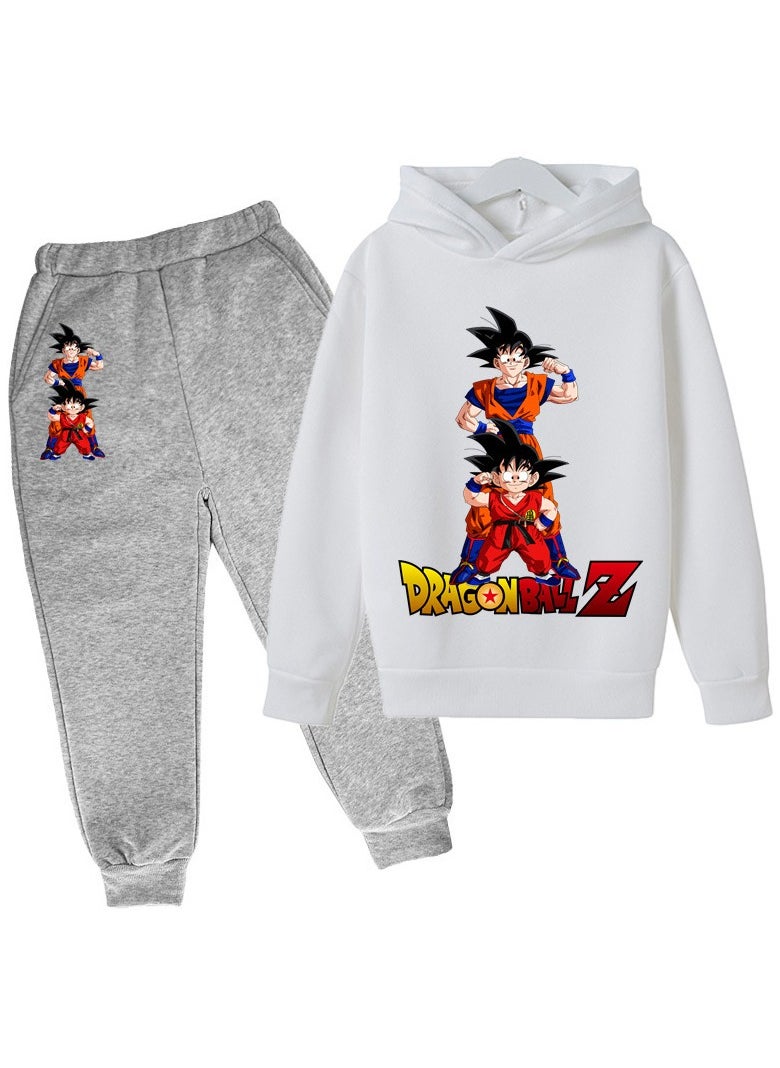 New Dragon Ball Children's Casual Loose Hoodie Set