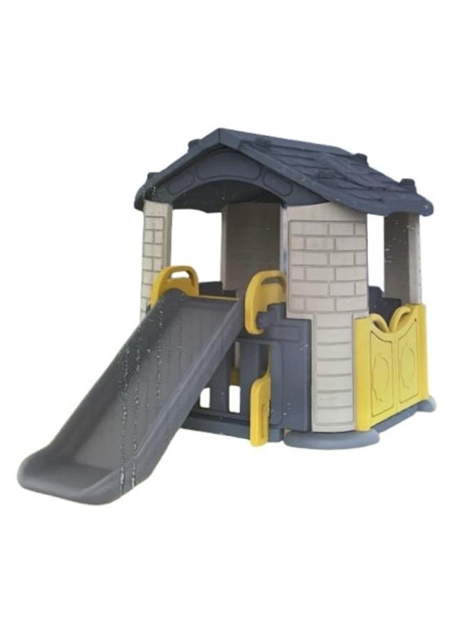 Play House with Slide - Blue