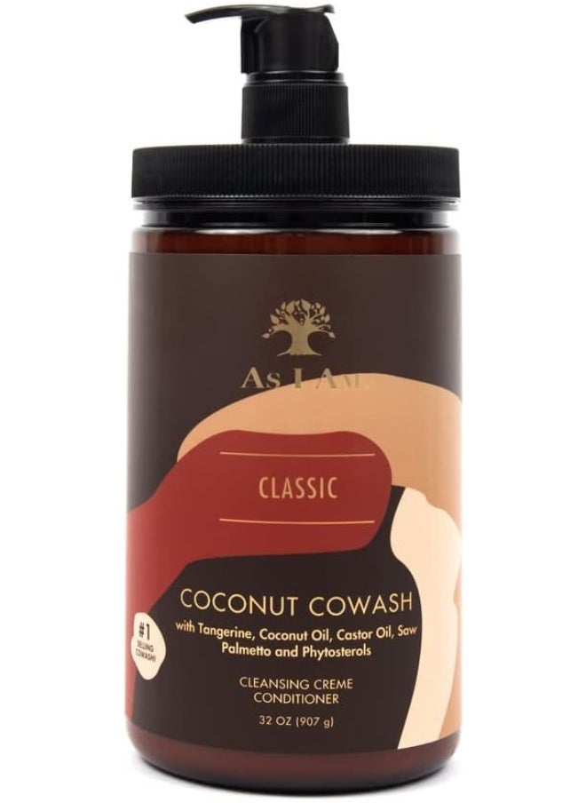 Coconut Cowash Cleansing Conditioner - 32 Ounce - Gentle Daily Cleanser For Hair And Scalp - Adds And Preserves Moisture