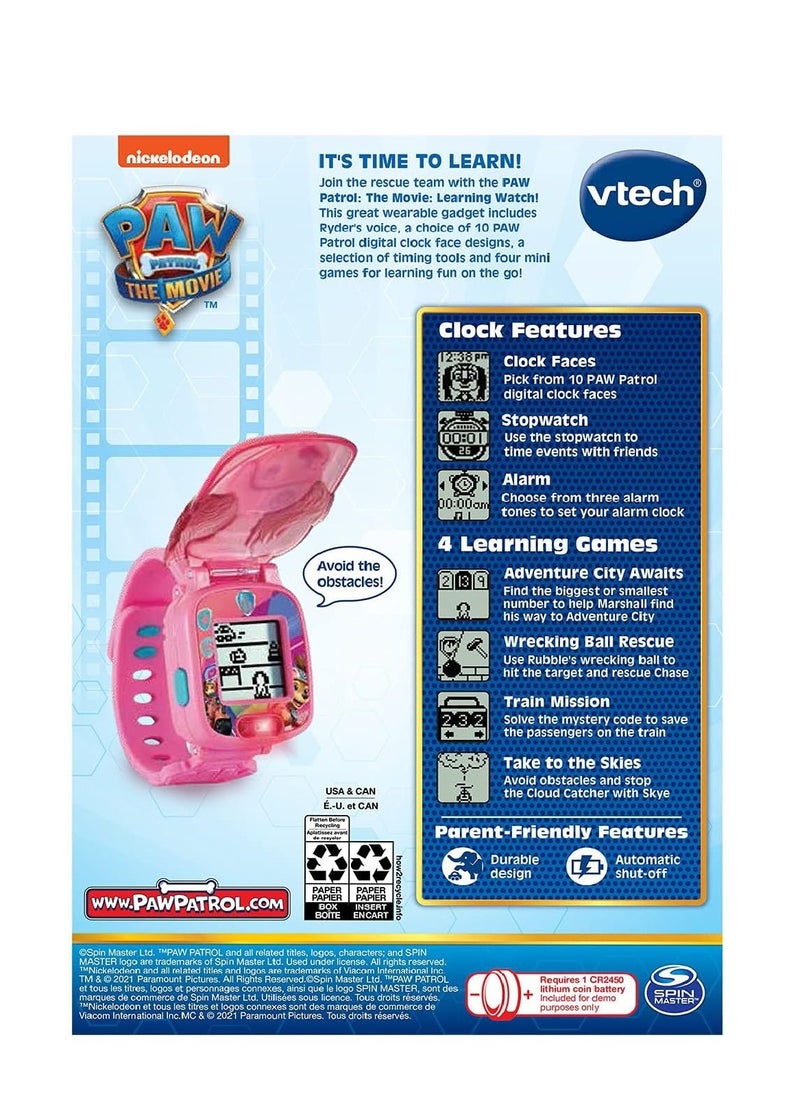 VTech Paw Patrol Movie Liberty Learning Watch Pink