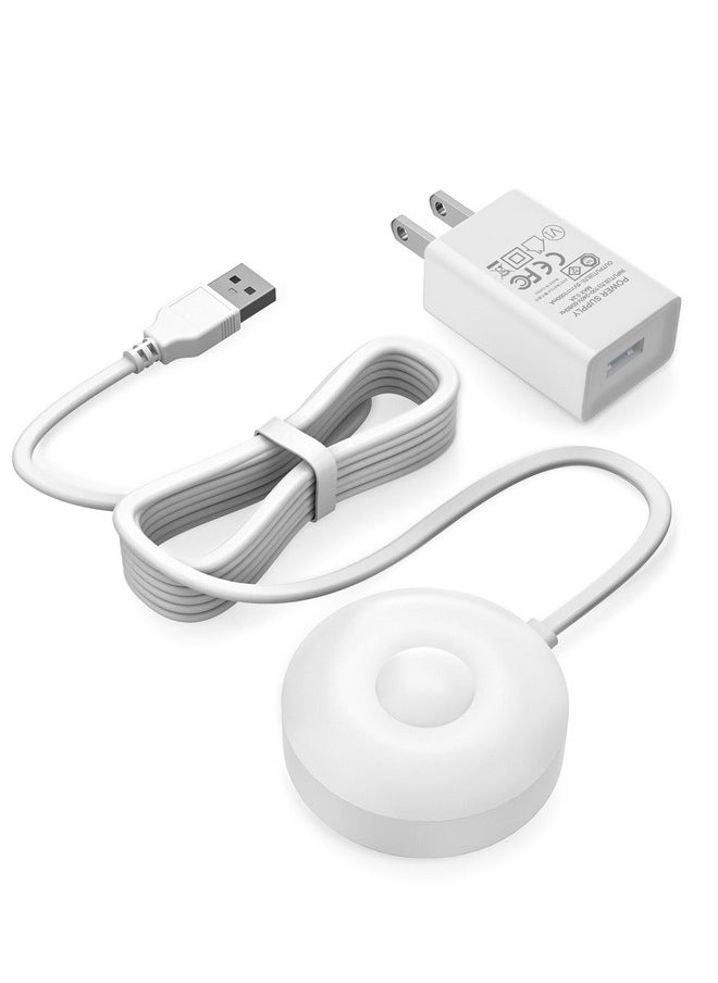 Charger For Oral B Io Series Charging Base,Compatible With Oral B Io Electric Toothbrush 7/8/9/10 Series, Magnetic Travel Charger Base Model 3768 Power Cord(White)