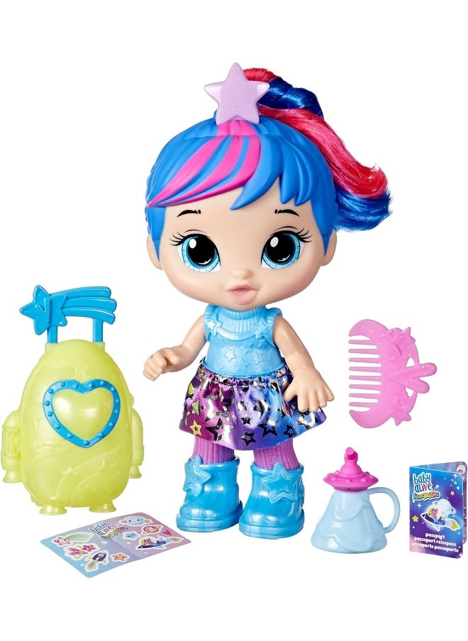 Baby Alive Star Besties Doll, Stellar Skylar, 8-inch Space-Themed Doll for 3 Year Old Girls, Baby Alive Accessories, Kids 3 and Up