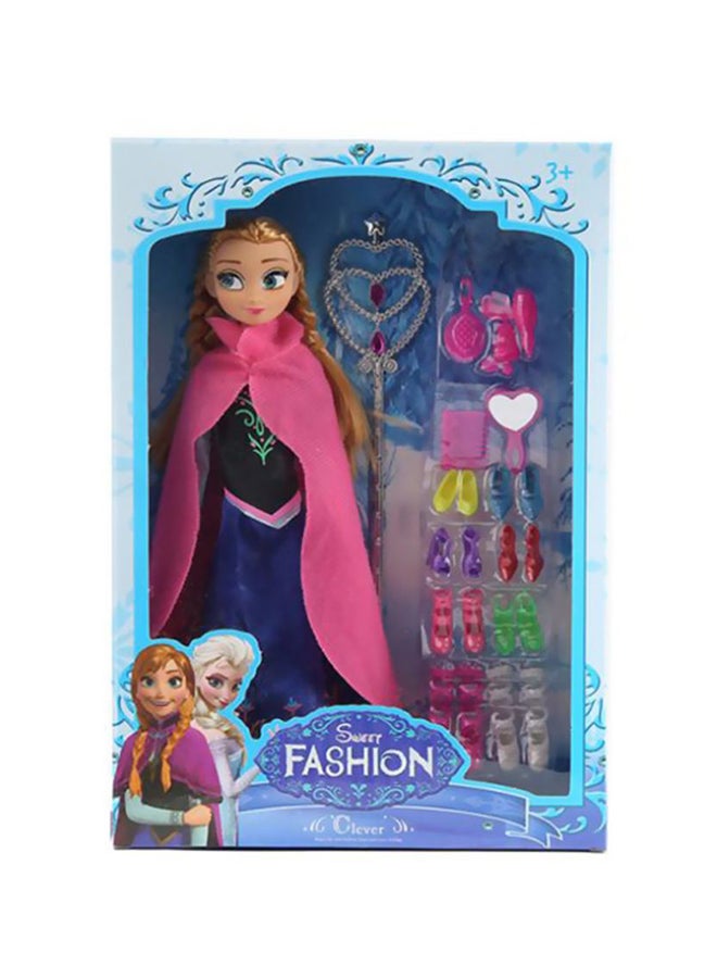 Movie Frozen Princess Anna Doll Set 31cm