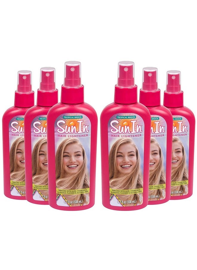 Sun In Original Spray-In Hair Lightener, Tropical Breeze , 4.7-Ounce Bottles (Pack Of 6)