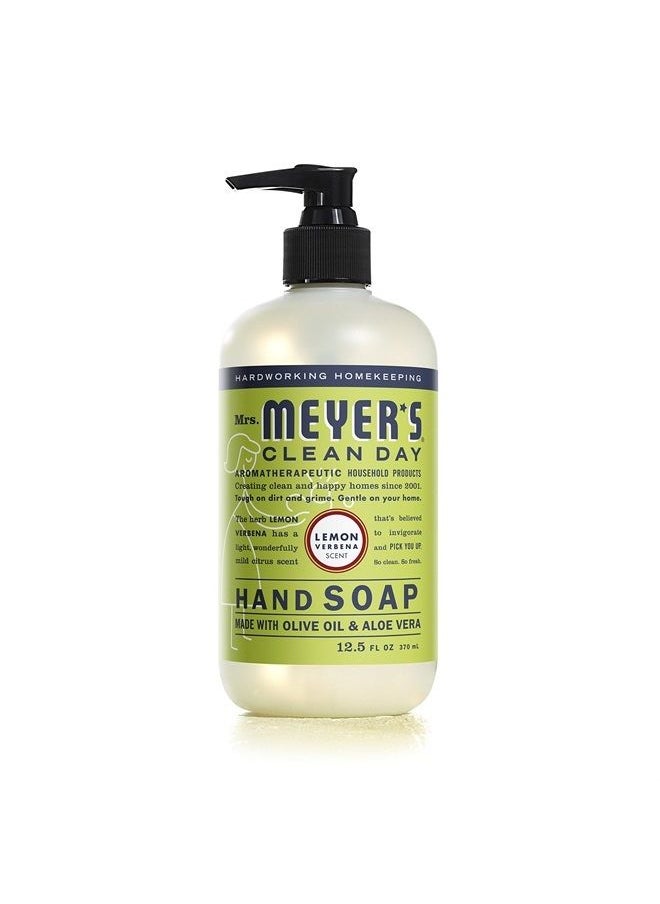 Mrs. Meyer's Liquid Hand Soap Lemon Verbena, 12.5 Fl Oz (Pack of 6)