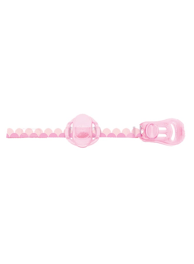 Pacifier Clip, Pink