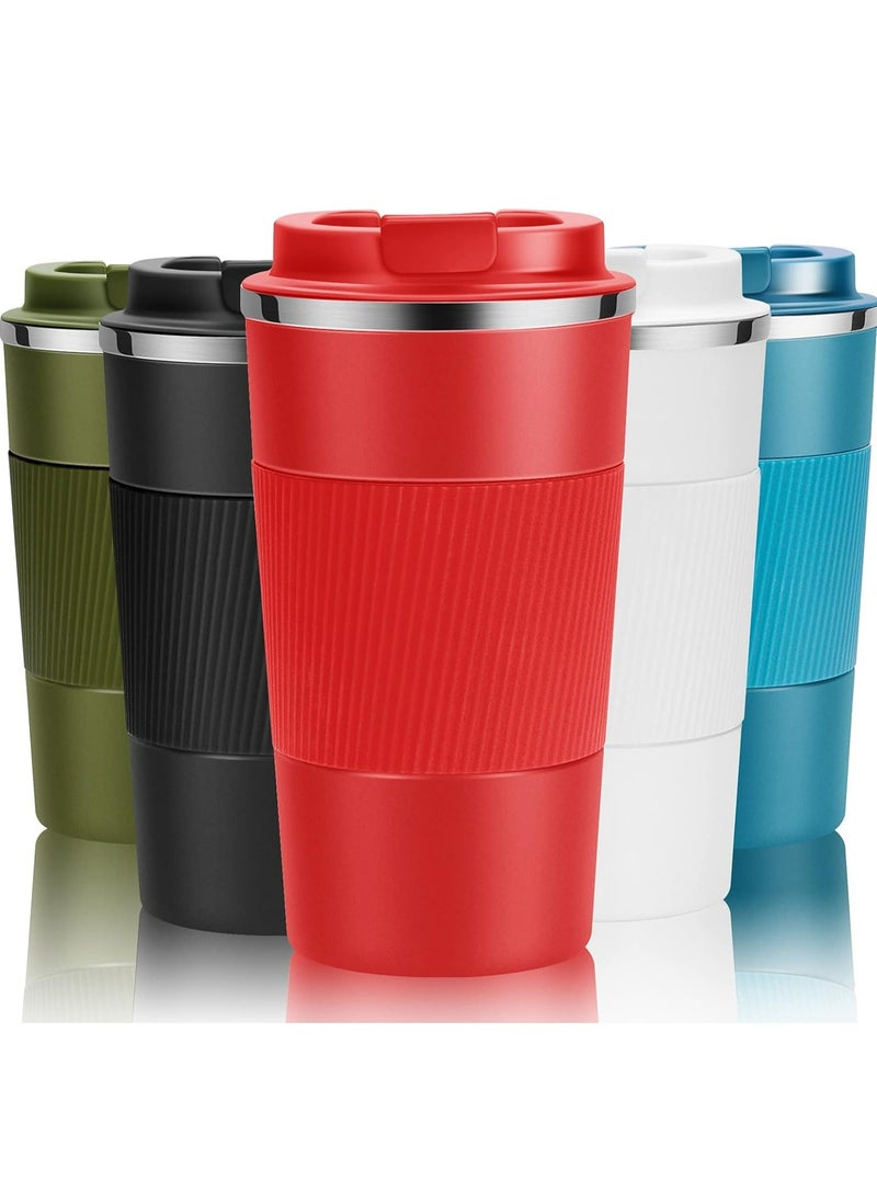 510ml Travel Mug Reusable Insulated Coffee Cup Vacuum Insulation Stainless Steel Thermal Coffee Mug for Hot And Cold Drinks