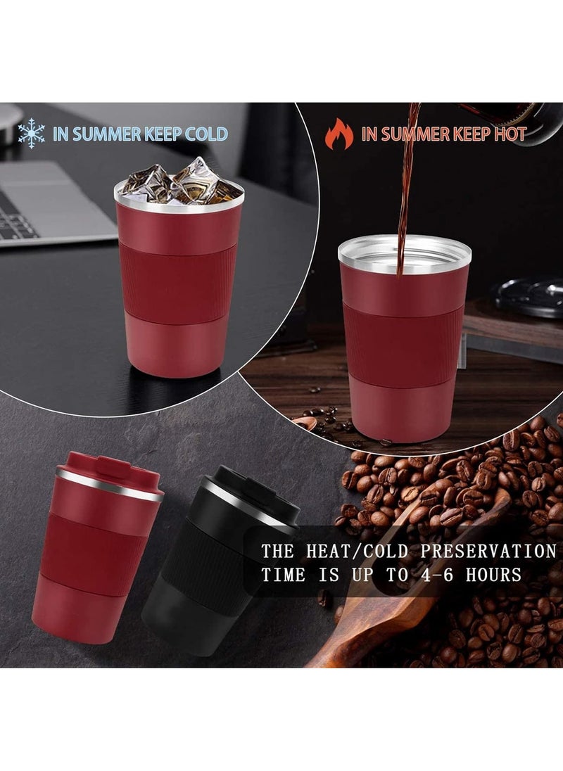 510ml Travel Mug Reusable Insulated Coffee Cup Vacuum Insulation Stainless Steel Thermal Coffee Mug for Hot And Cold Drinks