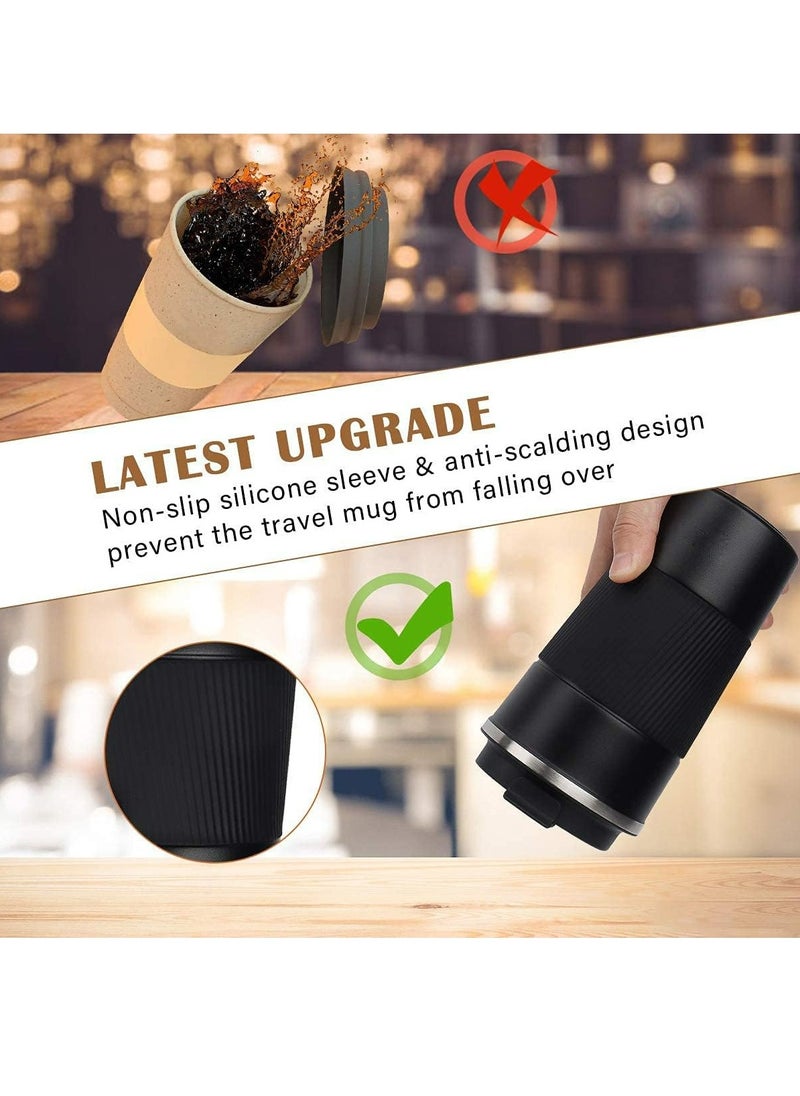 510ml Travel Mug Reusable Insulated Coffee Cup Vacuum Insulation Stainless Steel Thermal Coffee Mug for Hot And Cold Drinks