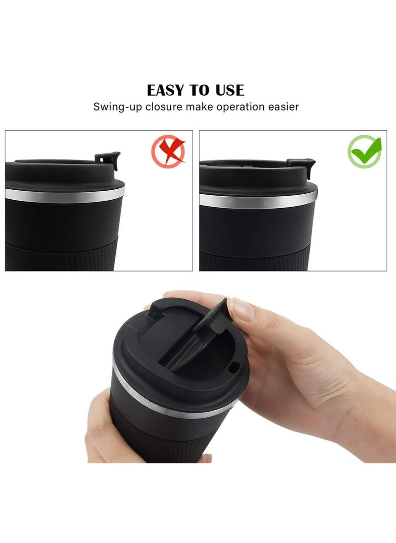 510ml Travel Mug Reusable Insulated Coffee Cup Vacuum Insulation Stainless Steel Thermal Coffee Mug for Hot And Cold Drinks