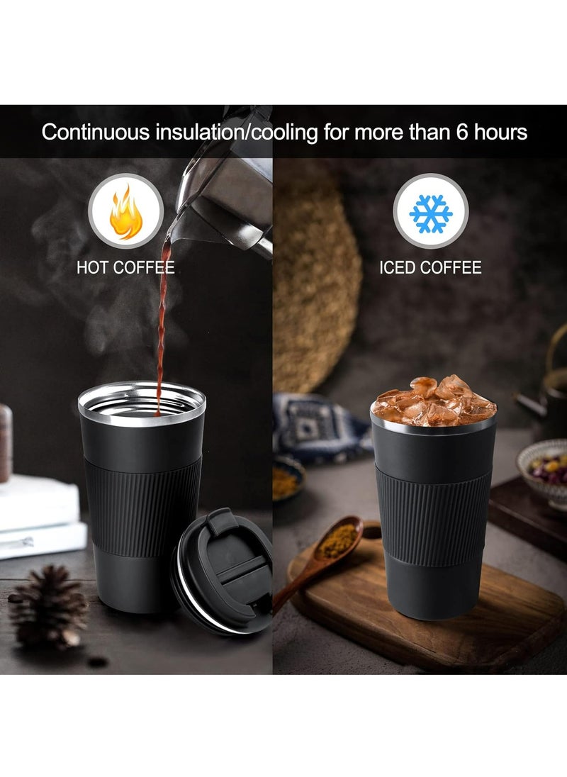 510ml Travel Mug Reusable Insulated Coffee Cup Vacuum Insulation Stainless Steel Thermal Coffee Mug for Hot And Cold Drinks