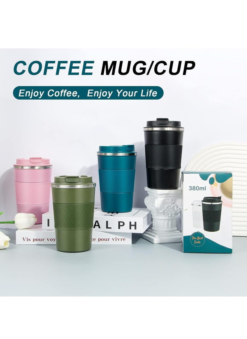 510ml Travel Mug Reusable Insulated Coffee Cup Vacuum Insulation Stainless Steel Thermal Coffee Mug for Hot And Cold Drinks