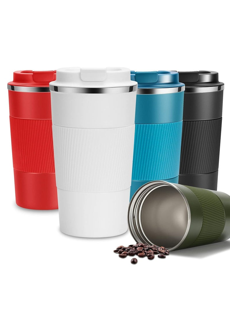 510ml Travel Mug Reusable Insulated Coffee Cup Vacuum Insulation Stainless Steel Thermal Coffee Mug for Hot And Cold Drinks