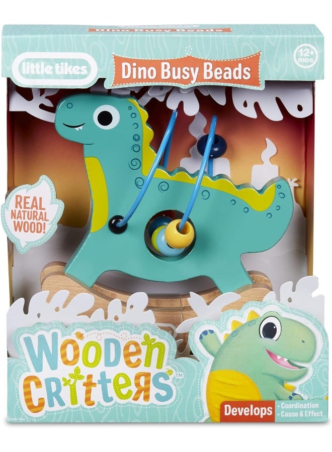 Wooden Critters Busy Beads Dino