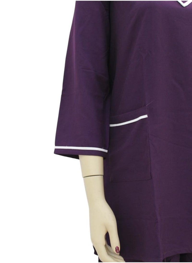 2 Pieces Uniform Cleaning Suit for Domestic Workers