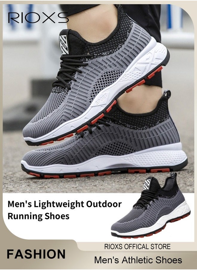 Men's Trainer, Lightweight Athletic Casual Shoes, Fashion Sport Shoe, Comfy Breathable Sneakers For Hiking Running Workout Walking, Mens Basketball Runner Shoes, Gym Footwear For Men