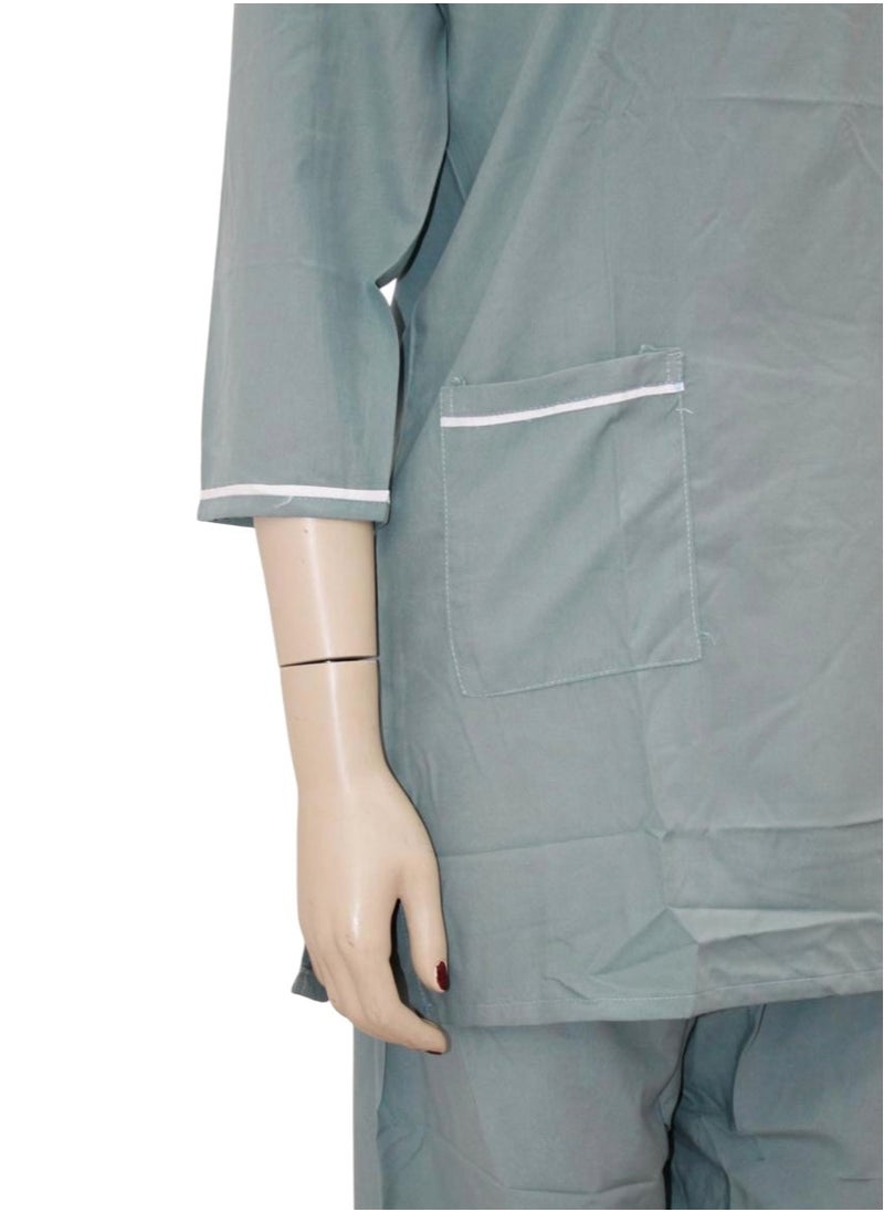 3 Pieces Uniform Cleaning Suit for Domestic Workers