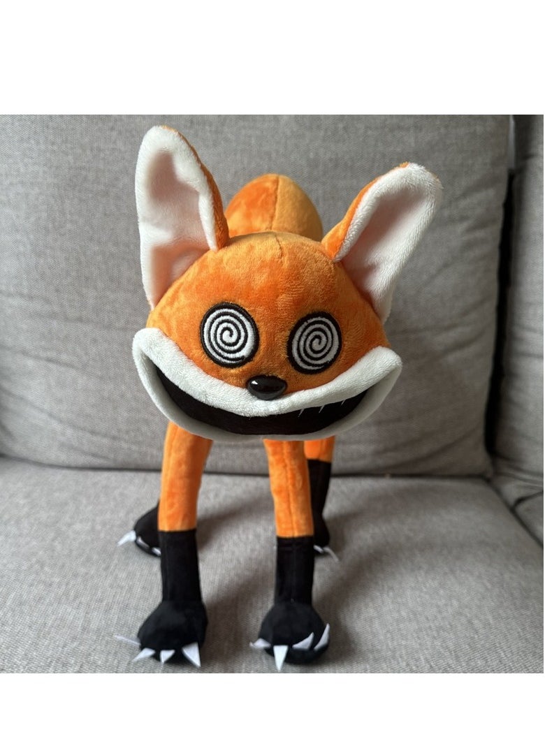 Poppy Playtime Smiling Critters 3 Plush Toy Cartoon Fox 45cm For Fans Gift Horror Stuffed Figure Doll For Kids And Adults Great Birthday Stuffers For Boys Girls