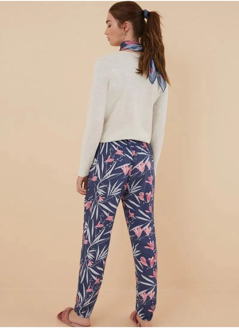 Floral Printed Drawstring Pyjama