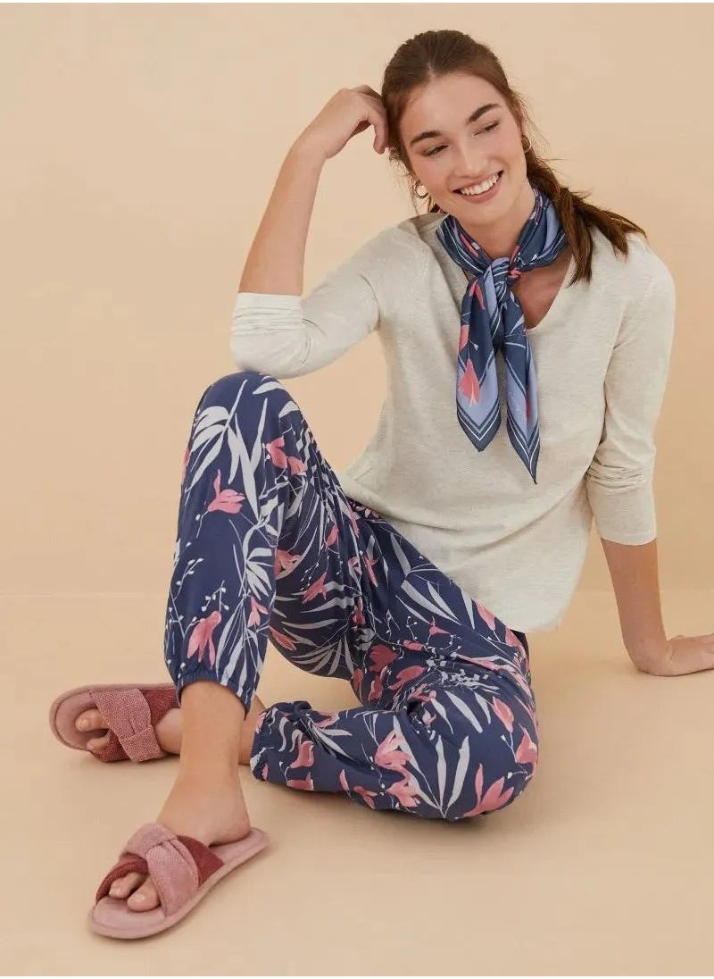 Floral Printed Drawstring Pyjama