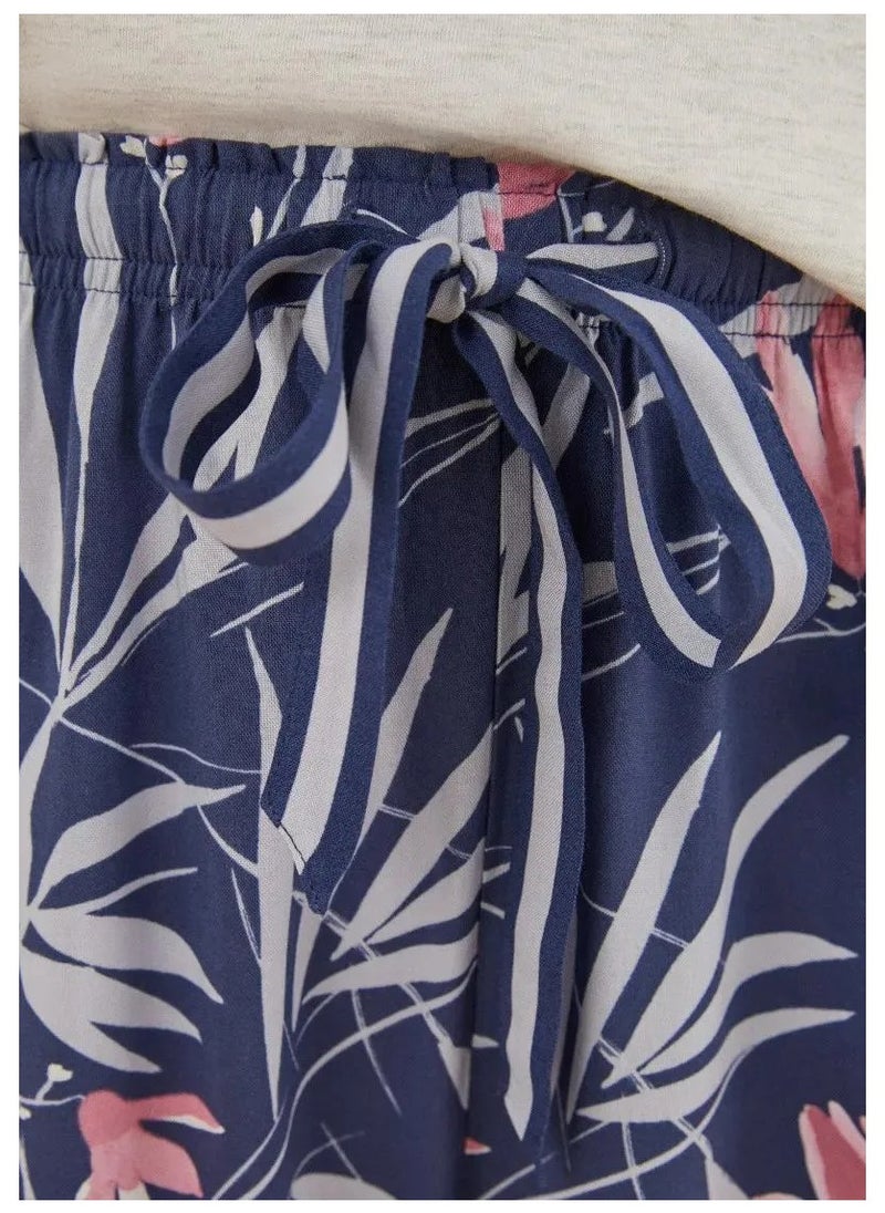 Floral Printed Drawstring Pyjama