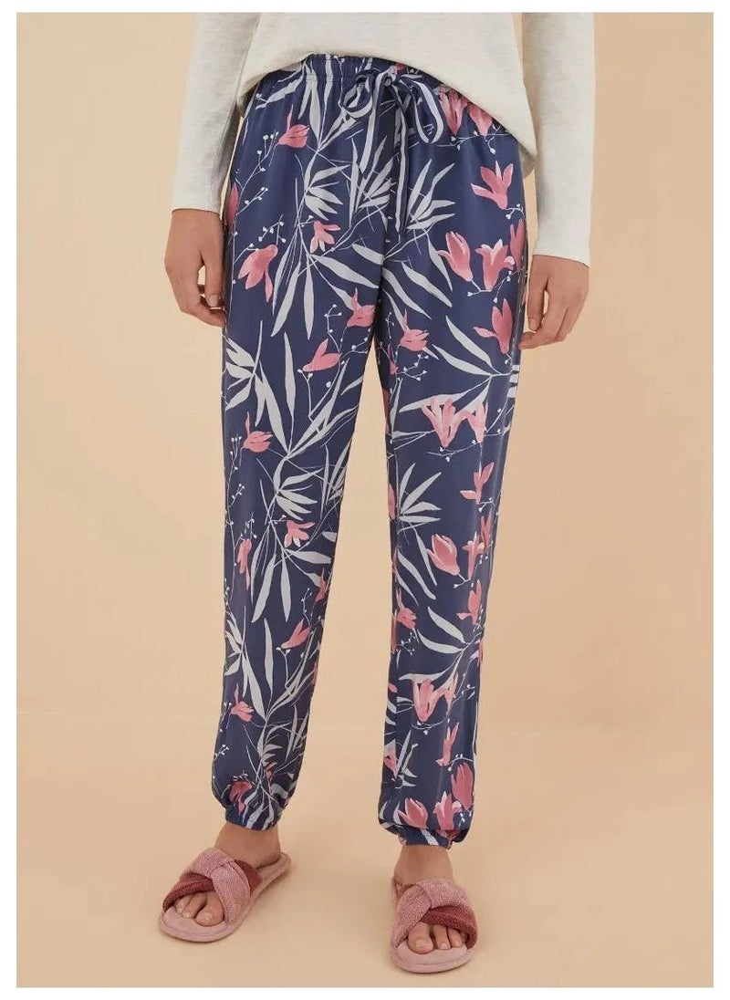 Floral Printed Drawstring Pyjama