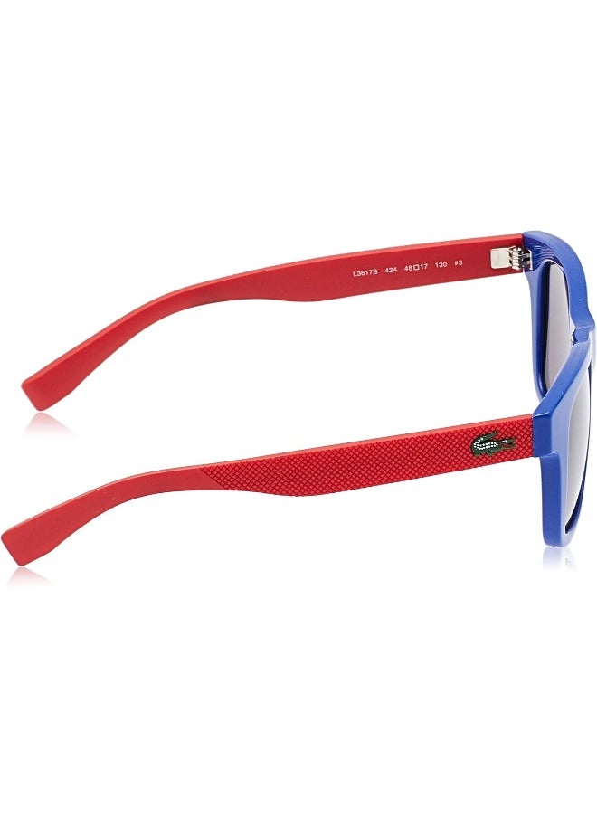 Full Rim Injected Rectangle Lacoste Sunglasses L3617S 4817 424