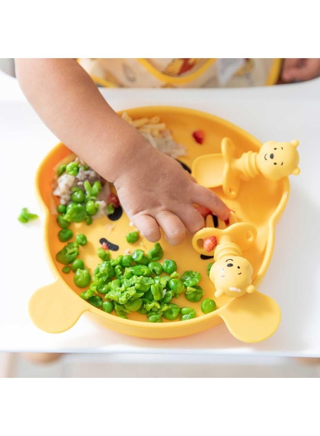 Winnie The Pooh Silicone Grip Dish - Assorted