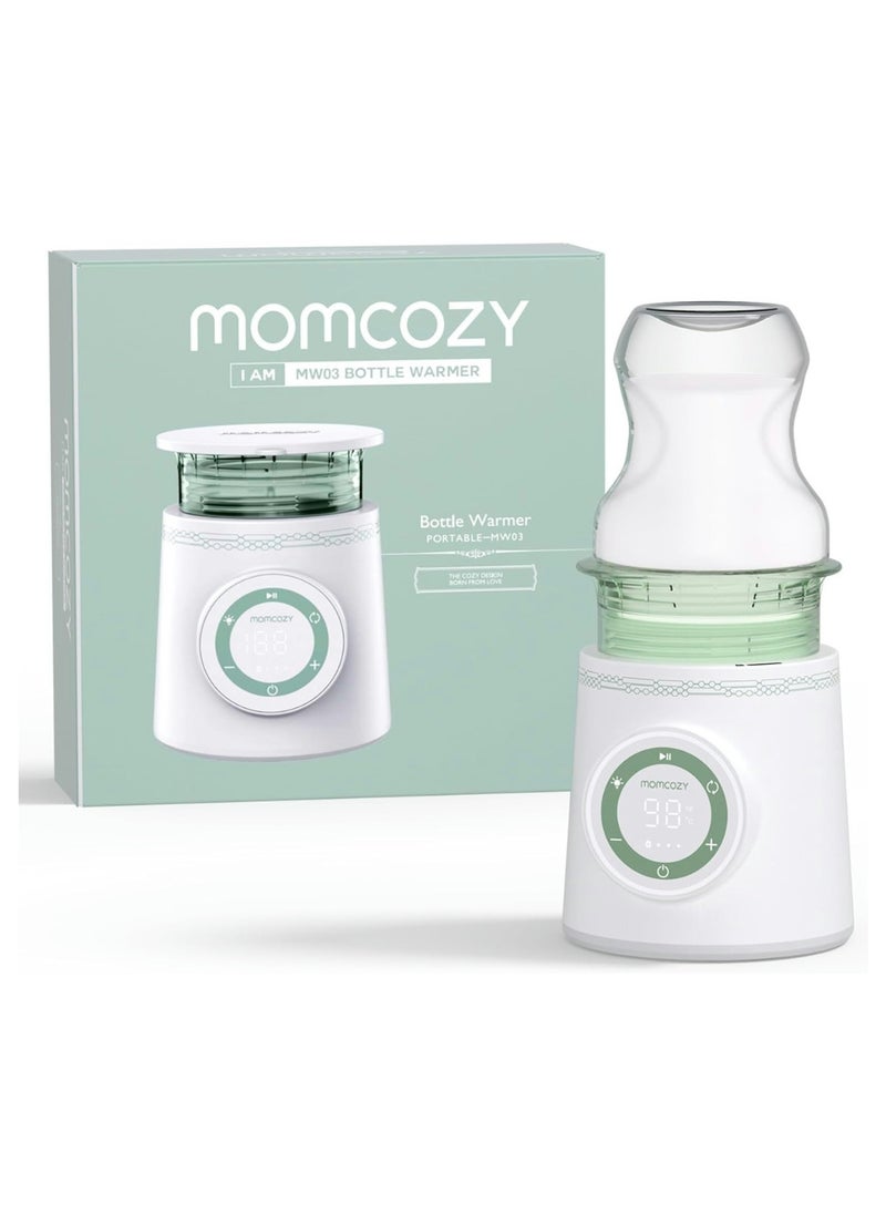 Portable Double Leak-Proof Travel Baby Bottle Warmer With Fast Heating For Dr. Brown, Philips Avent, Medala, Tommee Tippee, Comotomo