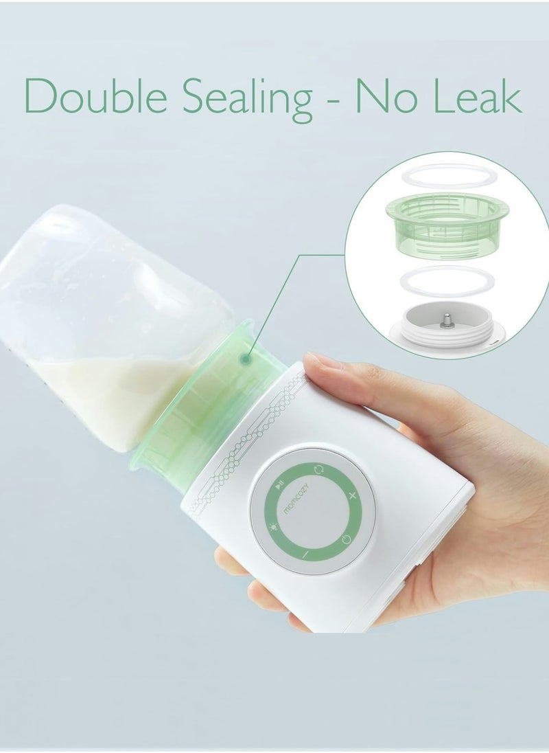 Portable Double Leak-Proof Travel Baby Bottle Warmer With Fast Heating For Dr. Brown, Philips Avent, Medala, Tommee Tippee, Comotomo